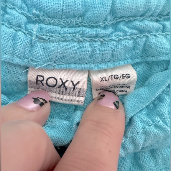 🩵NWT ROXY Oceanside linen blend pants🩵 - Picture 5 of 8